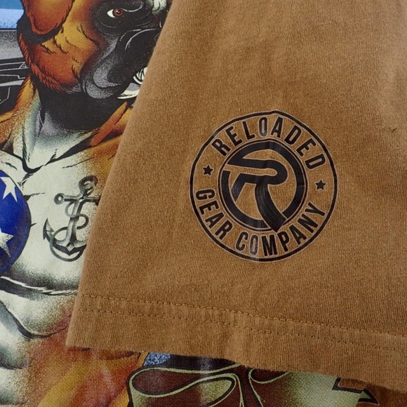 USS Boxer LHD-4 FCPOA Brown T-shirt Size Small "If You Ain't First, Your'e Last" - Picture 3 of 3